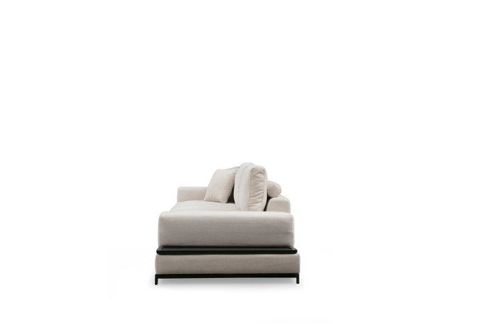 Atelier Del Sofa Line With Side Table - Beige